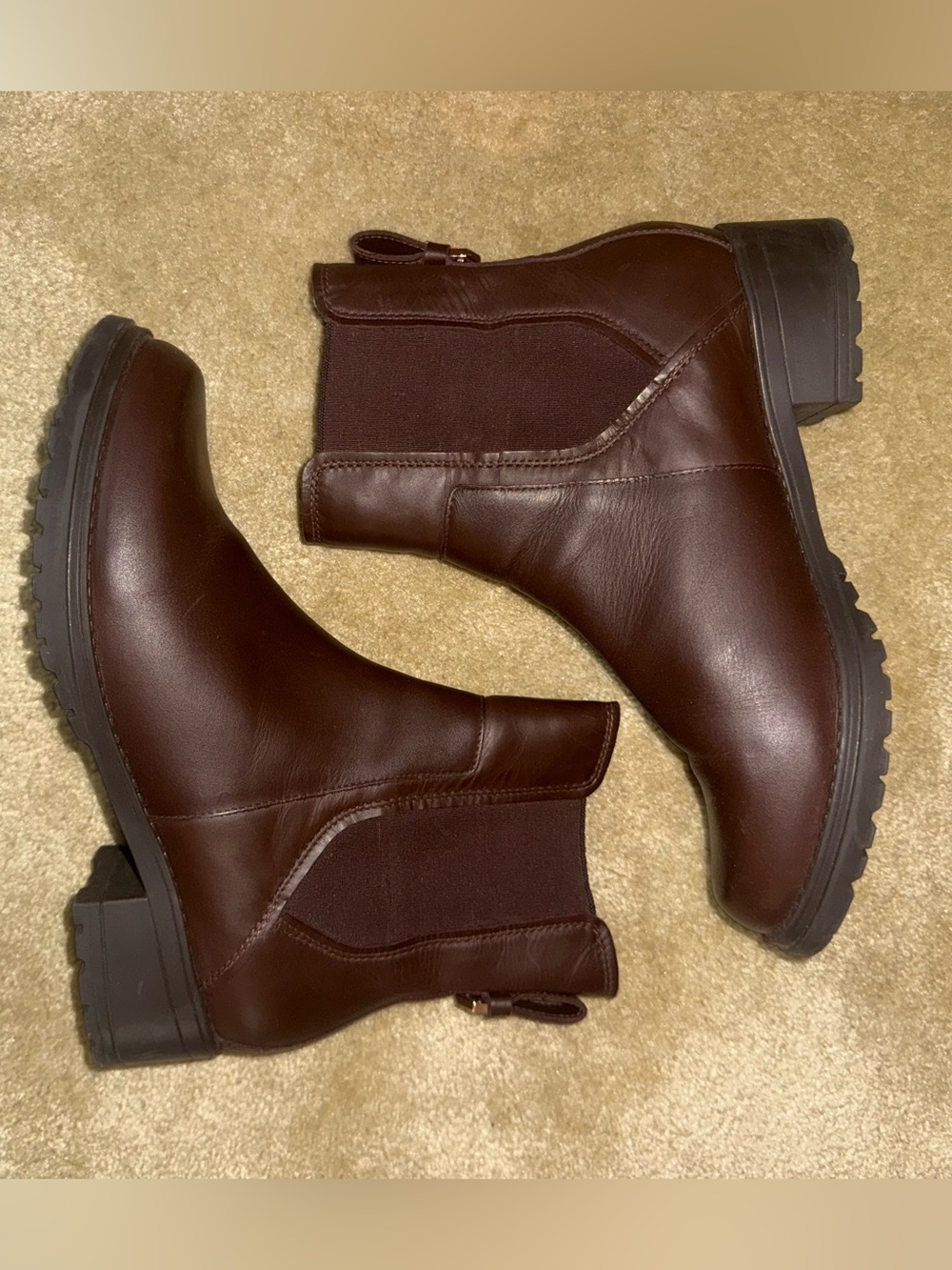 Cole Haan Grand 360 Chelsea Boots in Brown Leather